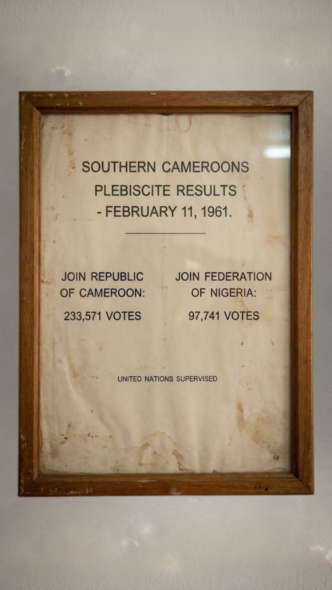 The Result is History
