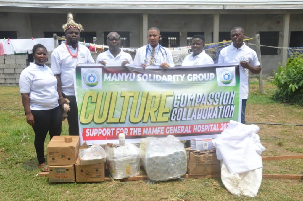 Unity in Action: Manyu Solidarity Group Supports Mamfe District Hospital